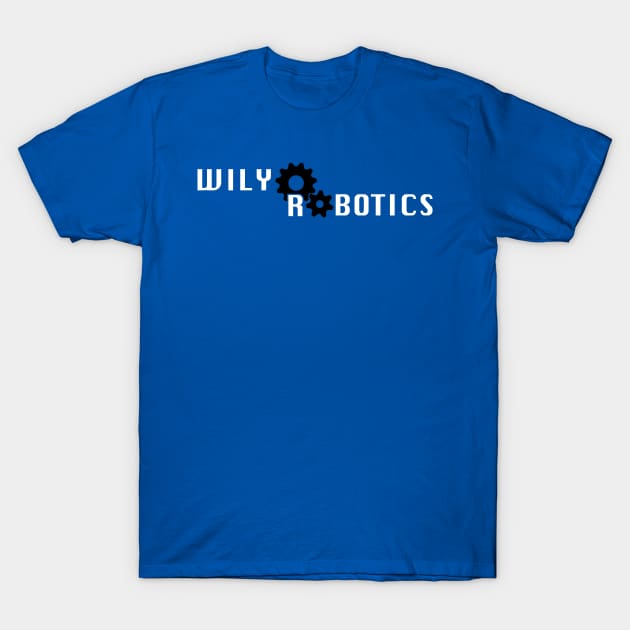 Wily Robotics (White Variant) T-Shirt by MetalMookies